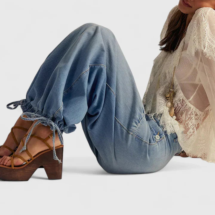 Women's Wide Leg Pants with Bohemian Ease (4)