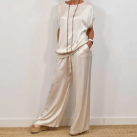 Eleanor | Women's Wide-Leg Trouser and Shirt Set