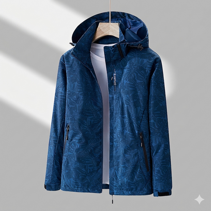 Women's Windproof Water-Resistant Performance Jacket in Blau Stil1