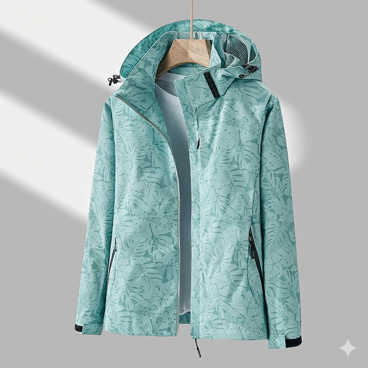 Women's Windproof Water-Resistant Performance Jacket in Green