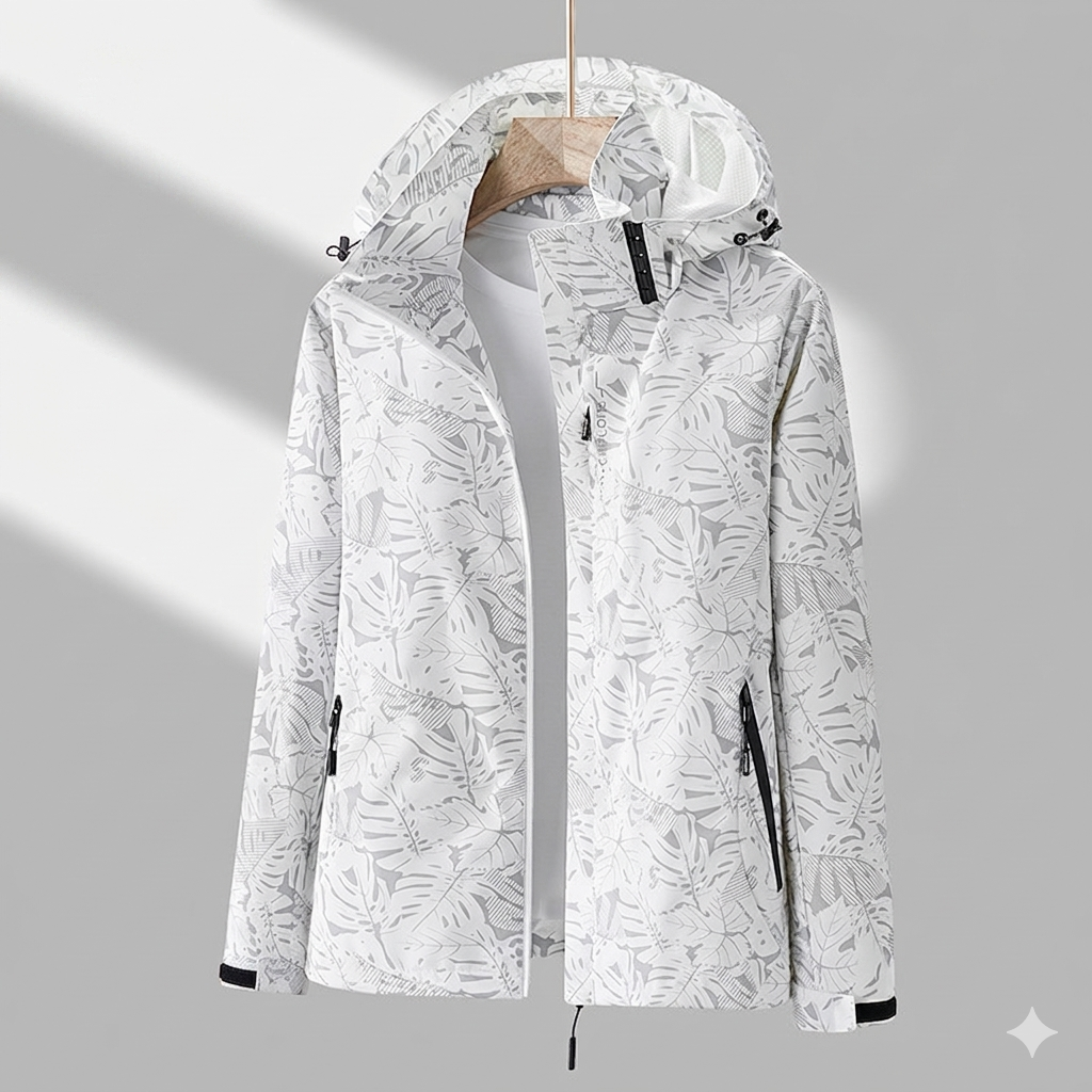 Women's Windproof Water-Resistant Performance Jacket in Grey