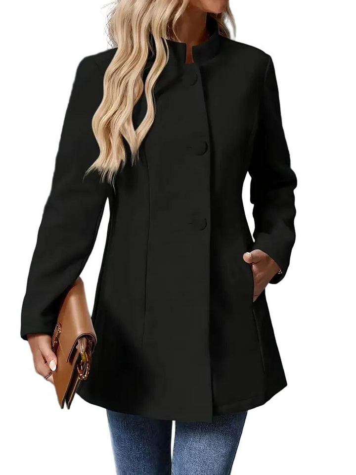 Women's Winter Coat with Front Buttons (3)