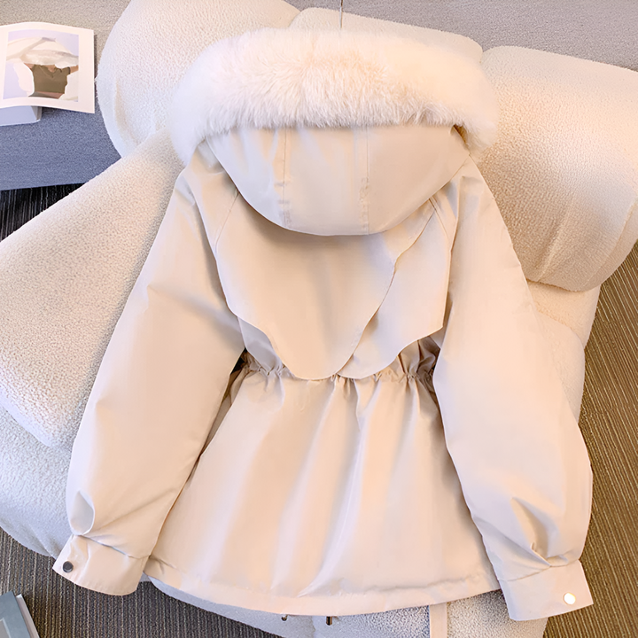 Women's Winter Jacket with Faux Fur Collar (2)