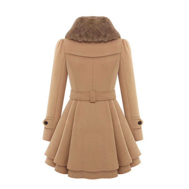 Women's Winter Jacket with Vintage Trench Detailing (3)