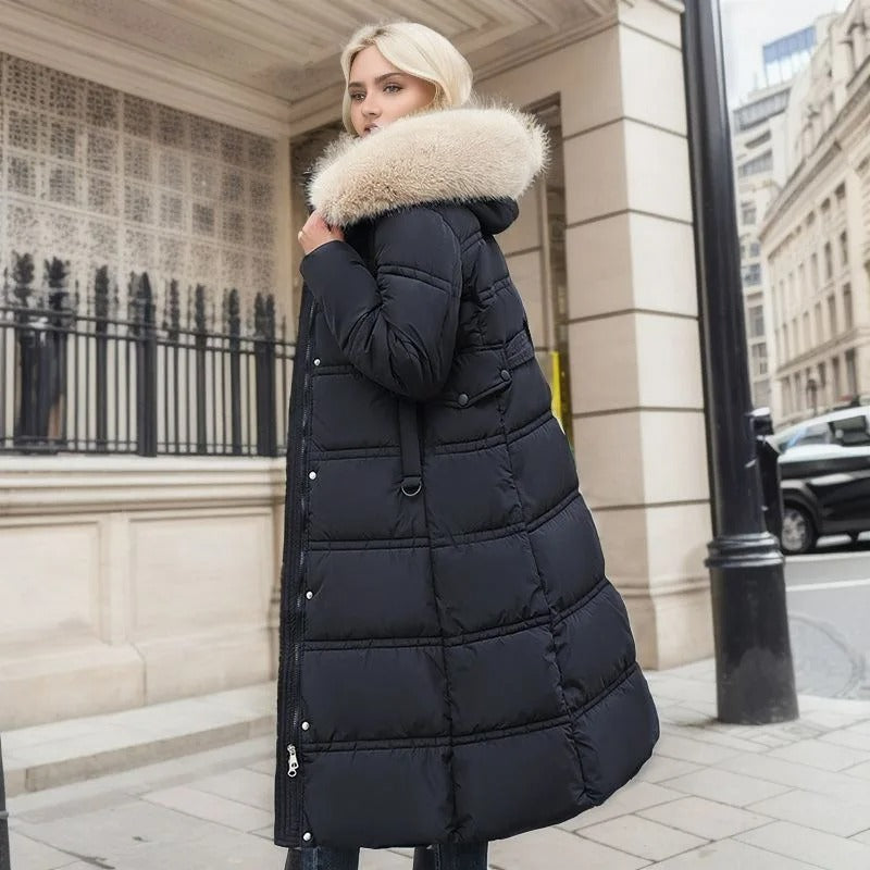 Women's Winter Puffer with High Collar (12)