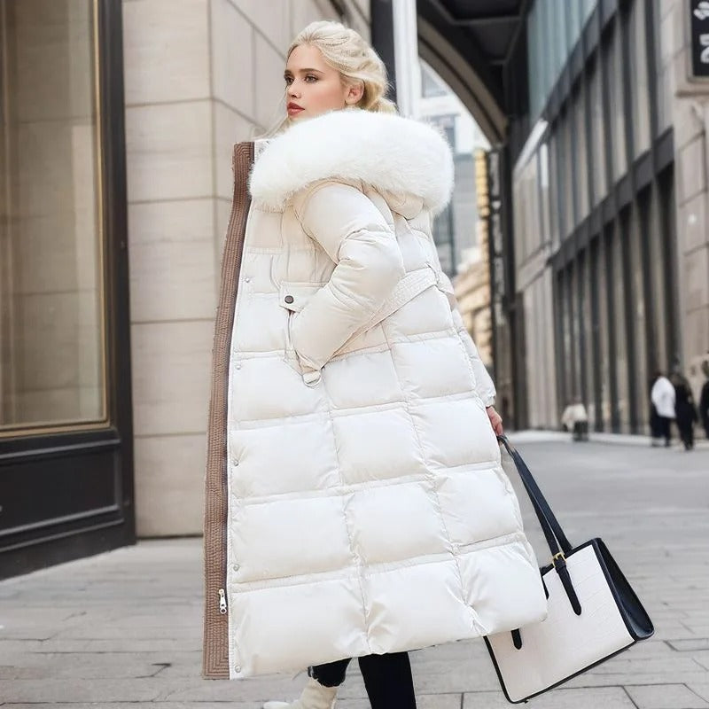 Women's Winter Puffer with High Collar (3)