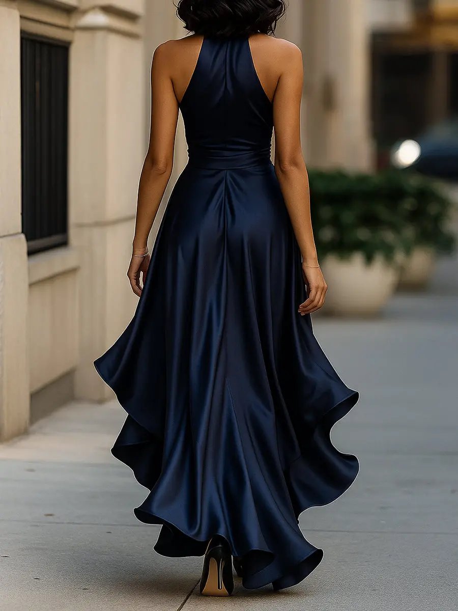 Women's Wrap Party Dress for Fall Weddings (5)